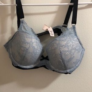 Baby Blue Victoria’s Secret No push up bra